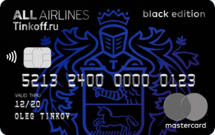Кредитная карта Tinkoff All Airlines Black Edition